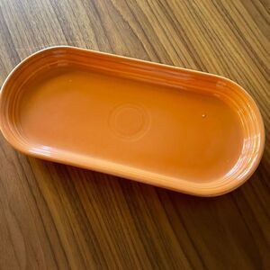 Fiestaware Bread Tray: Orange